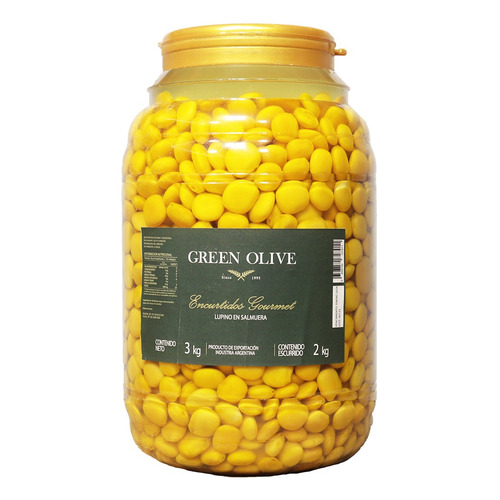 Lupines En Salmuera Green Olive X2kg Lupin