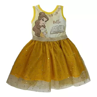 Vestido Disney Estampado Princes Bella