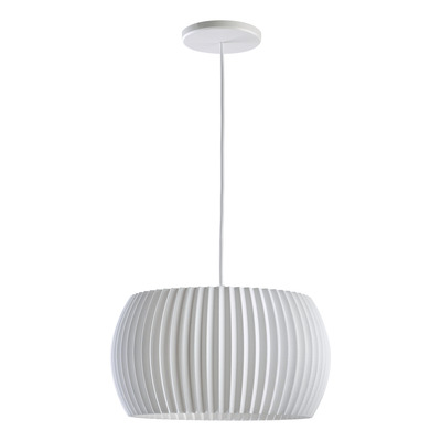Lampara Colgante Roma 30cm Sustentable 3d Apto Led E27