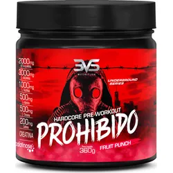 Pré Treino Prohibido 360g - Sabor: Fruit Punch - Fórmula Exclusiva Com Creatina, Beta Alanina, Taurina, Cafeína, Arginina, L-tirosina, Palatinose E L-alanina no Mercado Livre com oferta e cupom de desconto