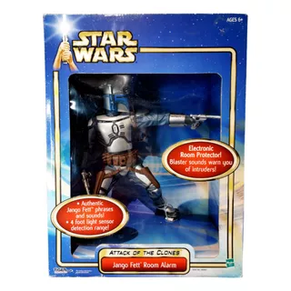 Star Wars Jango Fett Grande Room Alarm Electronico Hasbro 