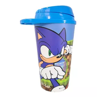 Vaso Sonic Plástico Diseños Infantiles Ctapa Y Pico.original