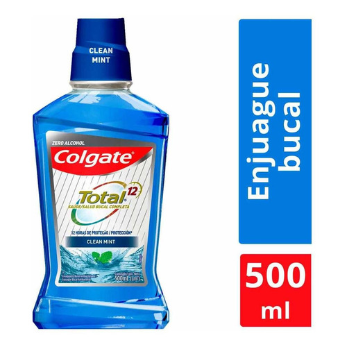 Enjuague Bucal Colgate Total 12 Clean Mint 500ml