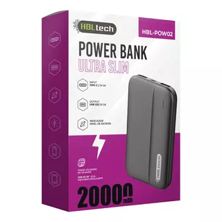 Cargador Portatil Power Bank 20.000mah Hbl-tech