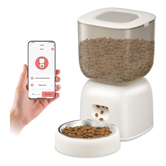 3l Wifi App Alimentador Automático Para Perros Y Gatos