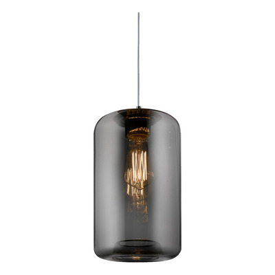 Colgante 6 Luces Desigual Fume Base Redonda Apto Led E27