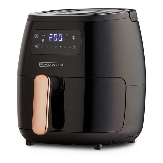 Freidora De Aire Grande Digital Negra 5.7l Black And Decker