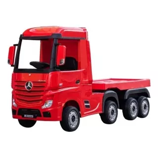 Camion Mercedes Actros + Trailer Bateria 12v 4 Motores Goma