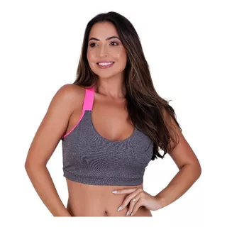 Kit 3 Top Fitness Neon Fashion Academia Nadador Frente Dupla