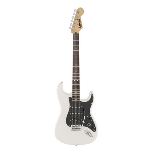 Guitarra eléctrica Leonard LE362 stratocaster de aliso white con diapasón de palo de rosa