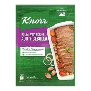 Bolsas Para Horno Cocinar Knorr Ajo Y Cebolla Condimento 