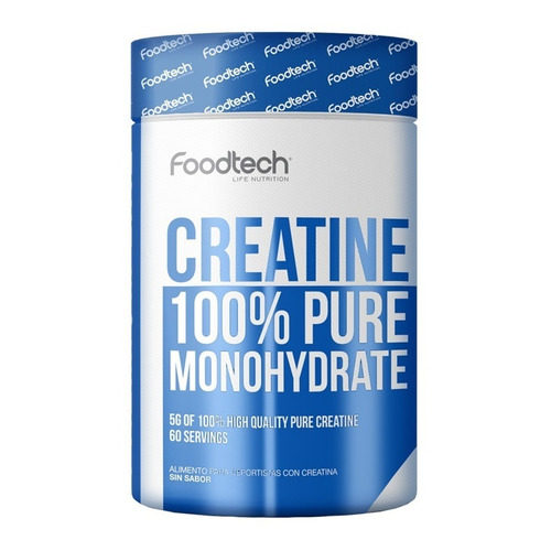 Suplemento en polvo Foodtech  Creatine creatina en pote de 300g