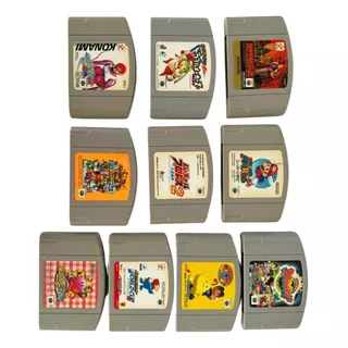 Lote Original De 10 Juegos Nintendo 64 Para Consola Japonesa
