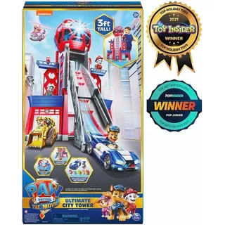 Paw Patrol Torre The Movie Transformable Ultimate 6 Figuras