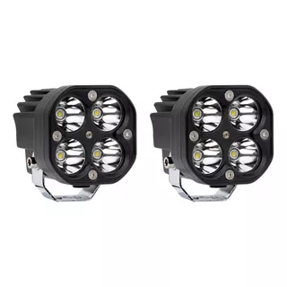 2 X Faros 4 Led Auxiliar 20watts