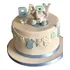 Adorno De Torta Baby Shower , Bautizo En Porcelana Frìa