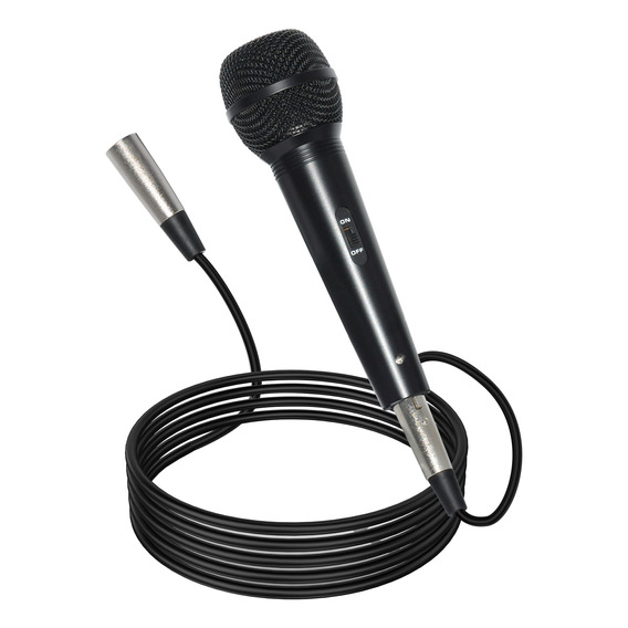 Micrófono Dinámico Profesional Vocal Cardioide Con Cable