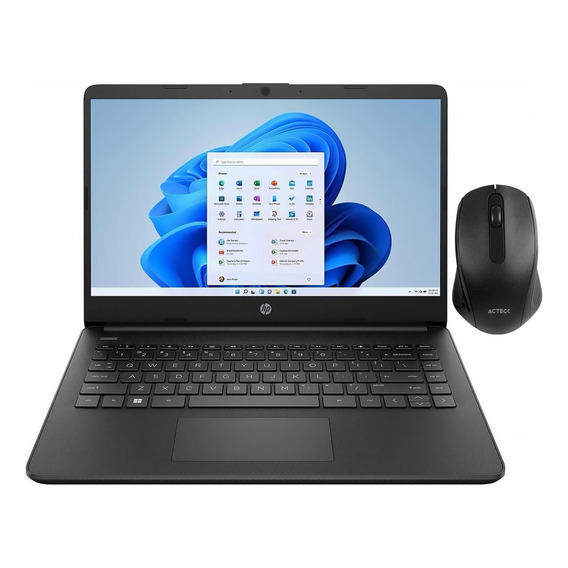 Laptop HP AMD Ryzen 3 5300U 16GB 256GB SSD Pantalla Touch 14" Mouse DXT