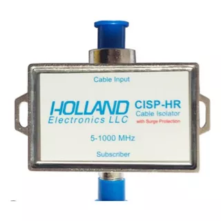 Protector De Tensión Coaxial Holland P/ Led Modem 1 Ghz Cisp
