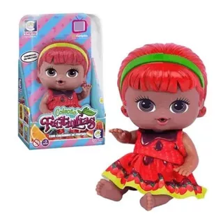 Boneca Bebe Cheirinho Fruta Bonequinha Coleção Frutinhas