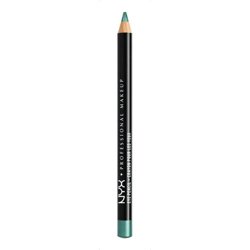 Lápiz delineador de ojos NYX Professional Makeup Slim Eye Pencil color seafoam green