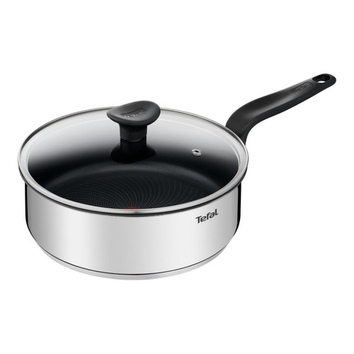 Cacerola Tefal Primary 24cm Apta Inducción Acero Inox Color Plateado