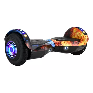 Hoverboard Bluetooth Luces 8 Pulgadas 12 Km/h Color 1629150-negro