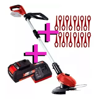 Bordeadora Einhell Ge-ct 18li Con Cargador Y Bateria Color Rojo