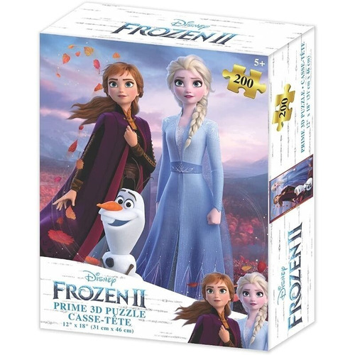 Puzzle Rompecabezas Prime 3d Frozen 2 Disney 200 Piezas