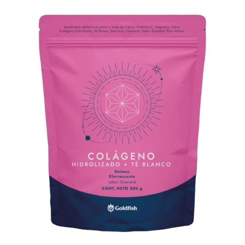 Colágeno Goldfish Con Té Blanco, Calcio, Vit C, Magnesio