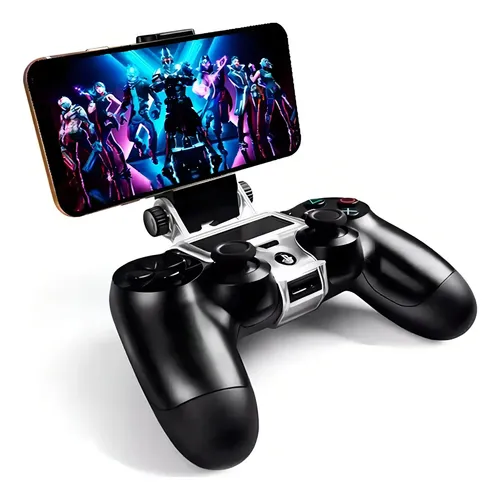 PS4バッド付 Soporte Mando Dobe Dualshock 4 PS4 Smartphone Android Negro