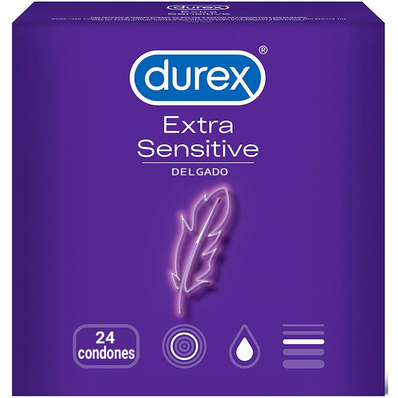 Condones Durex Extra Sensitive X24 - Unidad A $1871