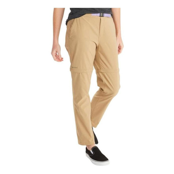 Pantalón Mujer Marmot Kodachrome Convertible Beige