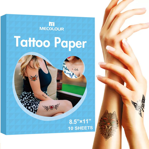 Imprimible Tatuajes Temporales Laser Falso Pegatinas 30 Hoja