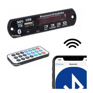 Modulo Receptor De Audio Bluetooth Fm Mp3 Sd Card + Remoto
