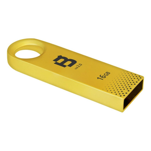 Memoria USB Blackpcs MU2108 16GB 2.0 dorado
