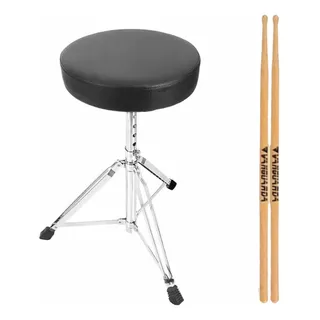 Banco Para Bateria Premium Tr25 Pearl Mapex Tama Com Baqueta