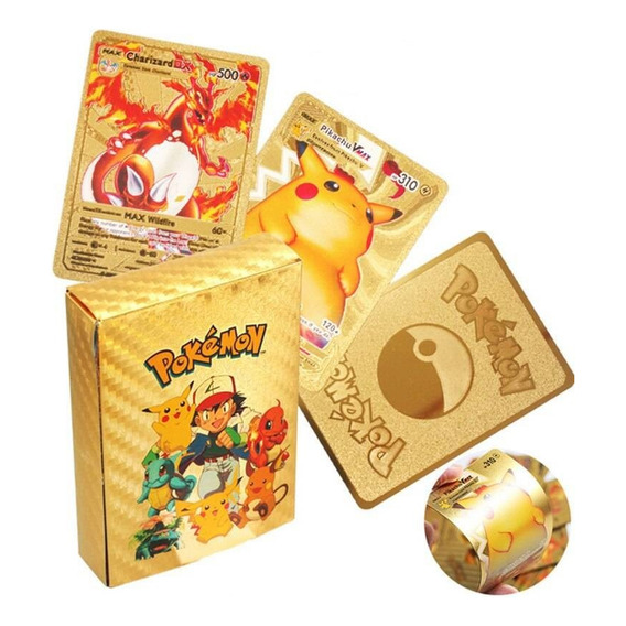 Cartas Pokemon X 55, Metalizadas, 3d Y Diamante.