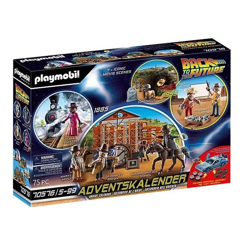 Juego Playmobil Back To The Future ||| Calendario Adviento Cantidad de piezas 75