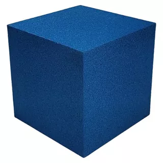 Cubo Esquinero Trampa De Graves Color Azul  20x20x20cm 