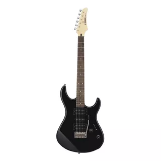 Guitarra Eléctrica Yamaha Erg121 De Tilo Black Brillante Con Diapasón De Palo De Rosa