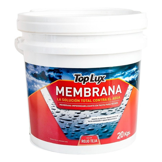 Membrana Liquida Impermeable Transitable Toplux Por 20kg