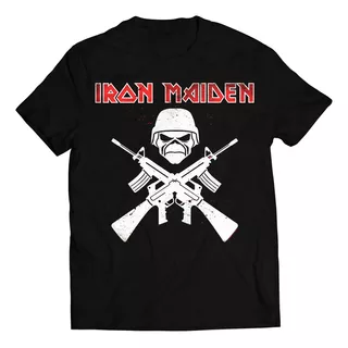 Camiseta Oficial Iron Maiden Army Rock Activity