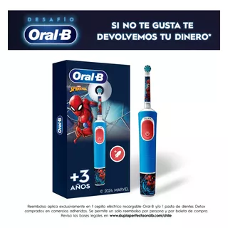 Oral-b Spider Man Vitality Kids Cepillo Eléctrico Recargable 1 Unidad