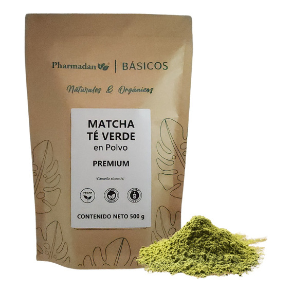 Te Verde Matcha Genuino 100% Puro Sin Azucar Premium 500g