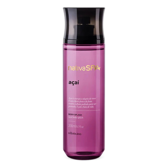 Body Splash Acai 200ml Nativa Spa - mL a $279