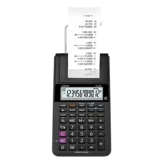 Calculadora De Bobinas Hr-8rc Pt De 12 Dígitos - Casio