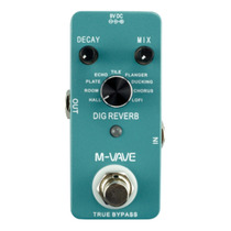 Pedal De Efecto Cuvave Digital Reverb  Turquesa