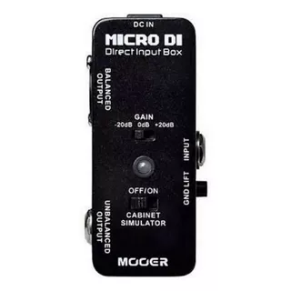 Pedal Mooer Direct Box Micro Di Full