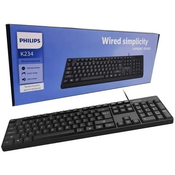 Teclado Alámbrico Spk6234 Philips